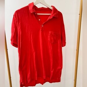J. Crew Vibrant Red Polo Shirt